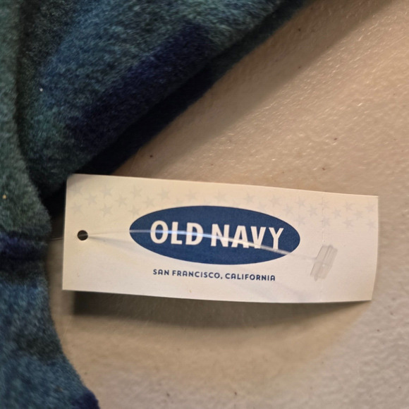 Old Navy Outfit Toddler 4T Blue Green Burgundy Fleece 1/3 Zip Top & 2 Pants NWT - Picture 5 of 16